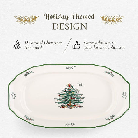Spode Christmas Tree gift-boxed platter ideal as a thoughtful seasonal gift