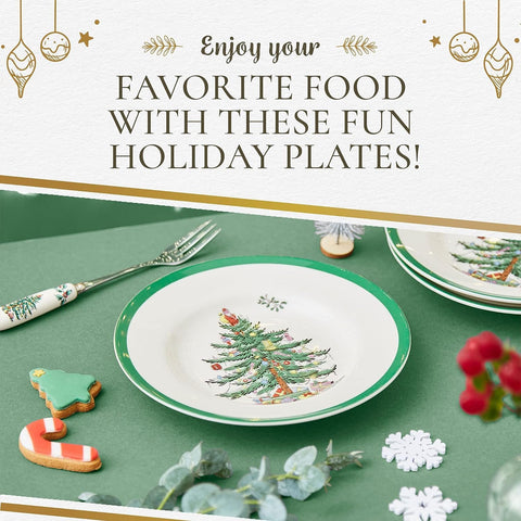 Spode Christmas Tree plates as a thoughtful housewarming gift for new homes.