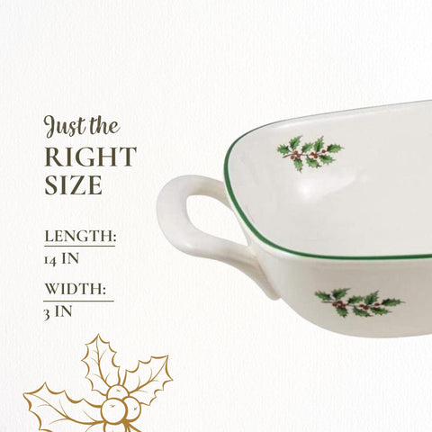 Spode Christmas Tree bread basket ideal as a thoughtful hostess gift