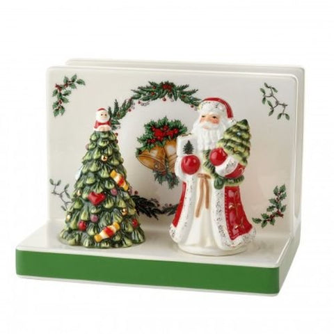 Table display featuring Spode Christmas Tree Hostess Set for entertaining