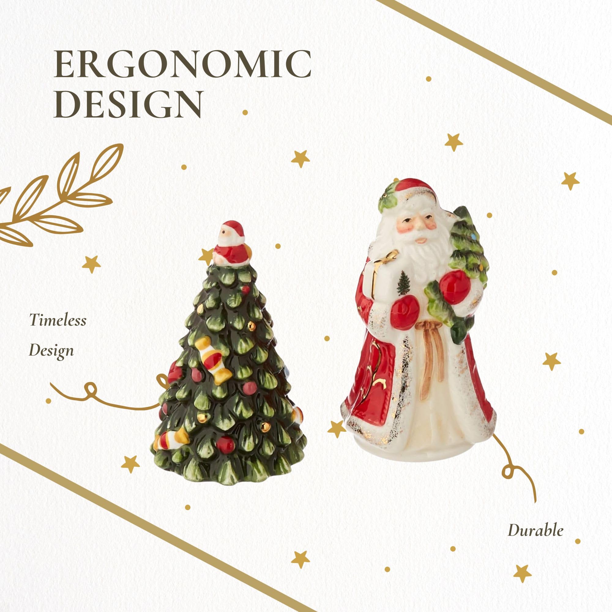 Durable Spode Christmas Tree earthenware with classic finish