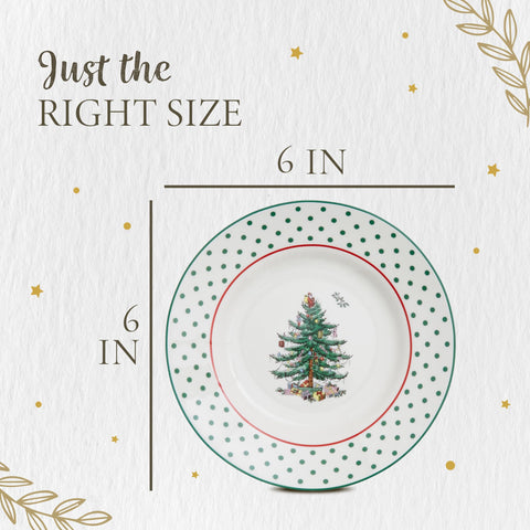 Spode Christmas Tree plates suitable for Christmas parties and family dinners