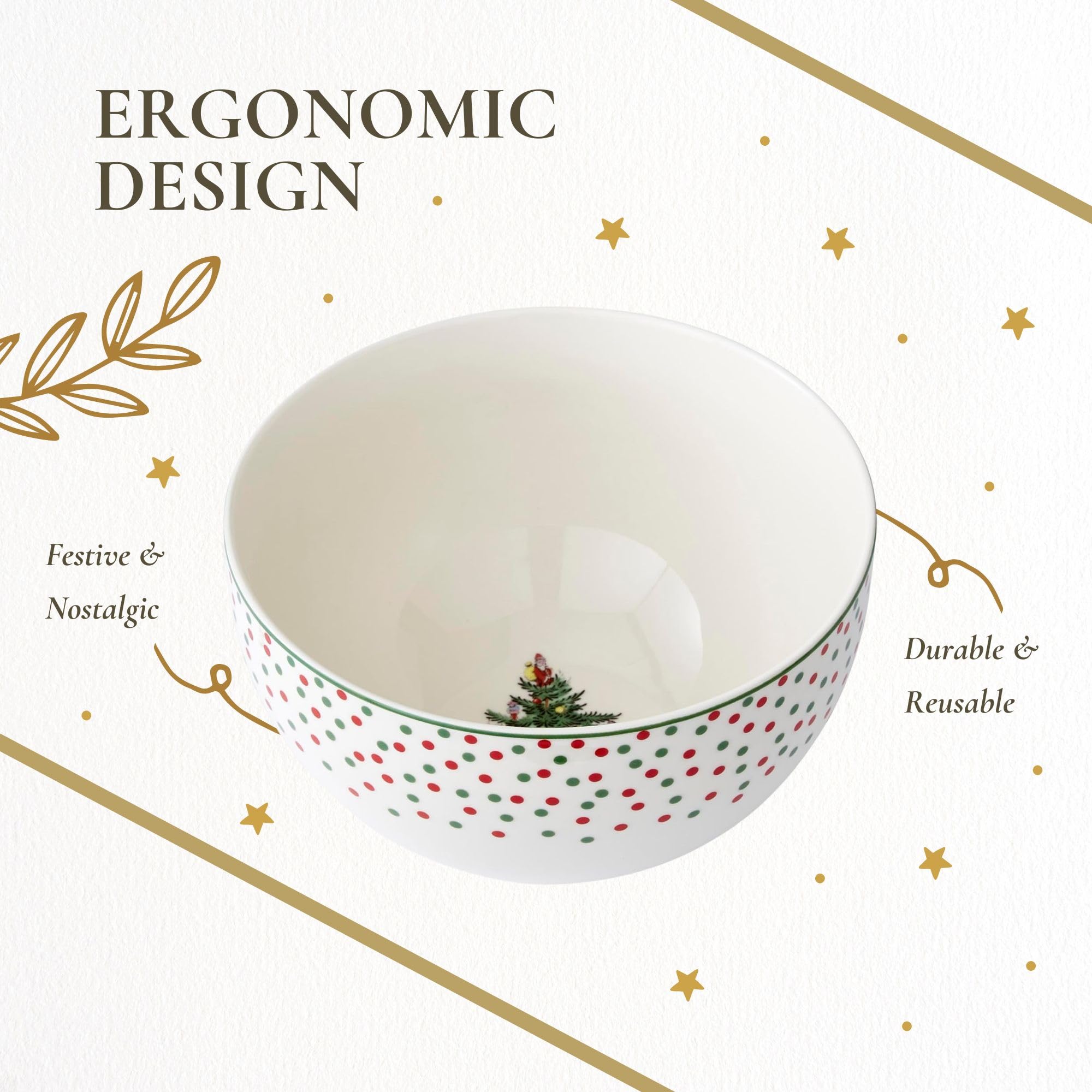 Spode rice bowl with rice, highlighting versatile serving option for meals.