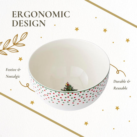 Spode rice bowl with rice, highlighting versatile serving option for meals.