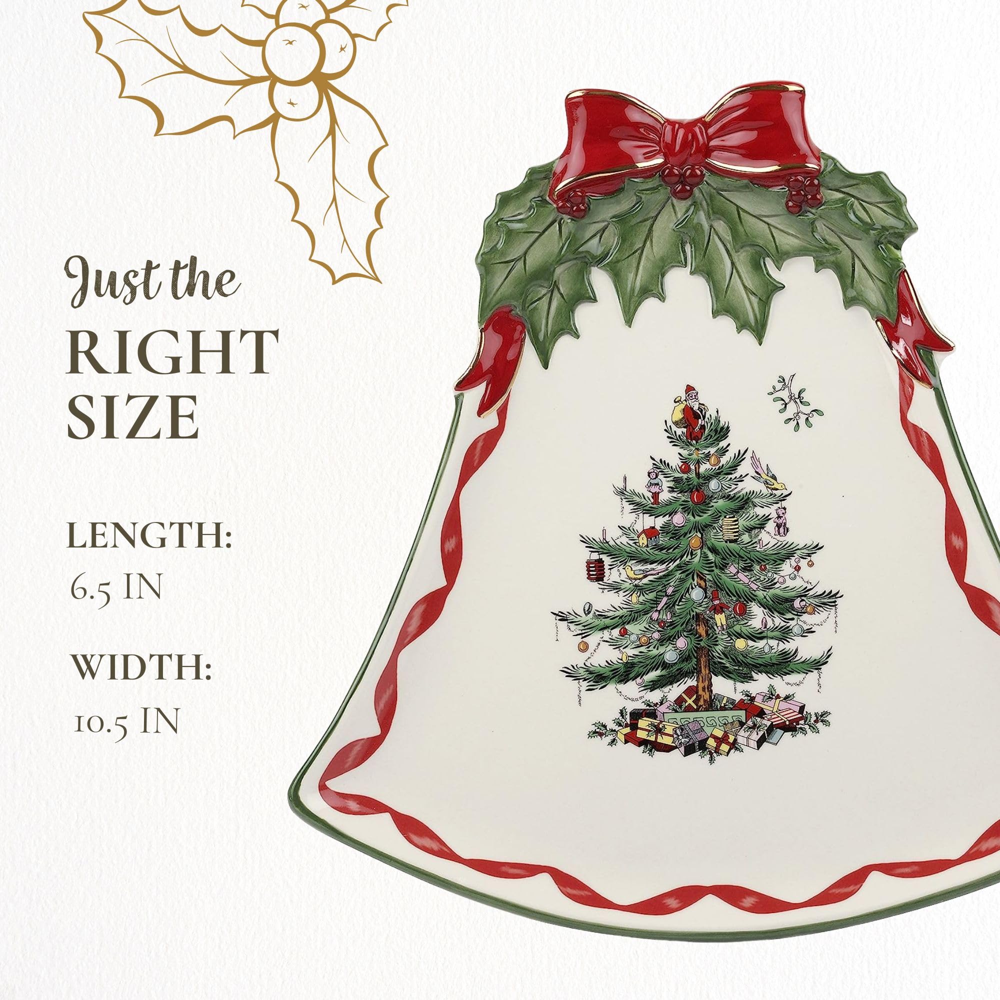 Spode durable, dishwasher-safe earthenware plate for easy cleanup.