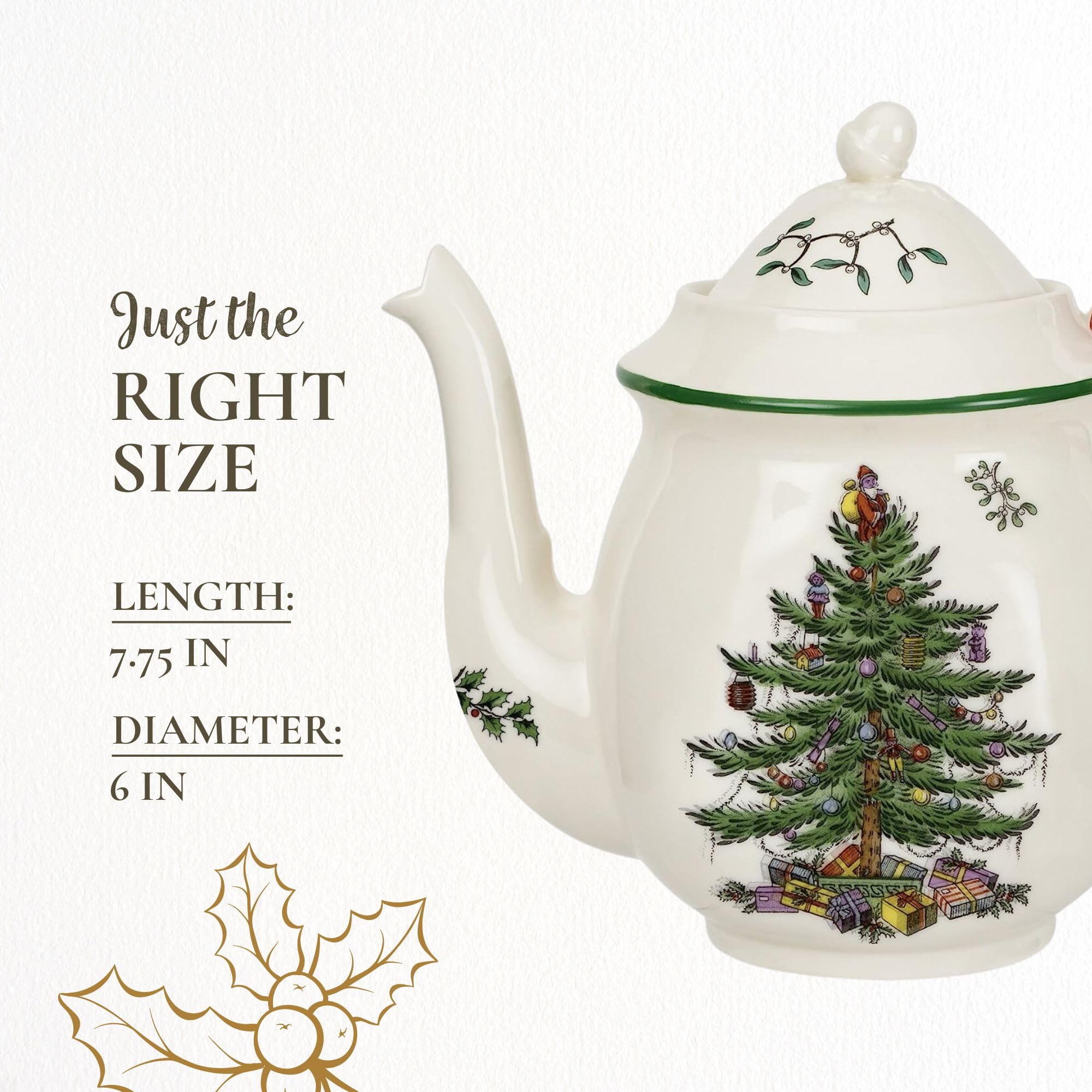 Spode gift-ready teapot for tea lovers this season.