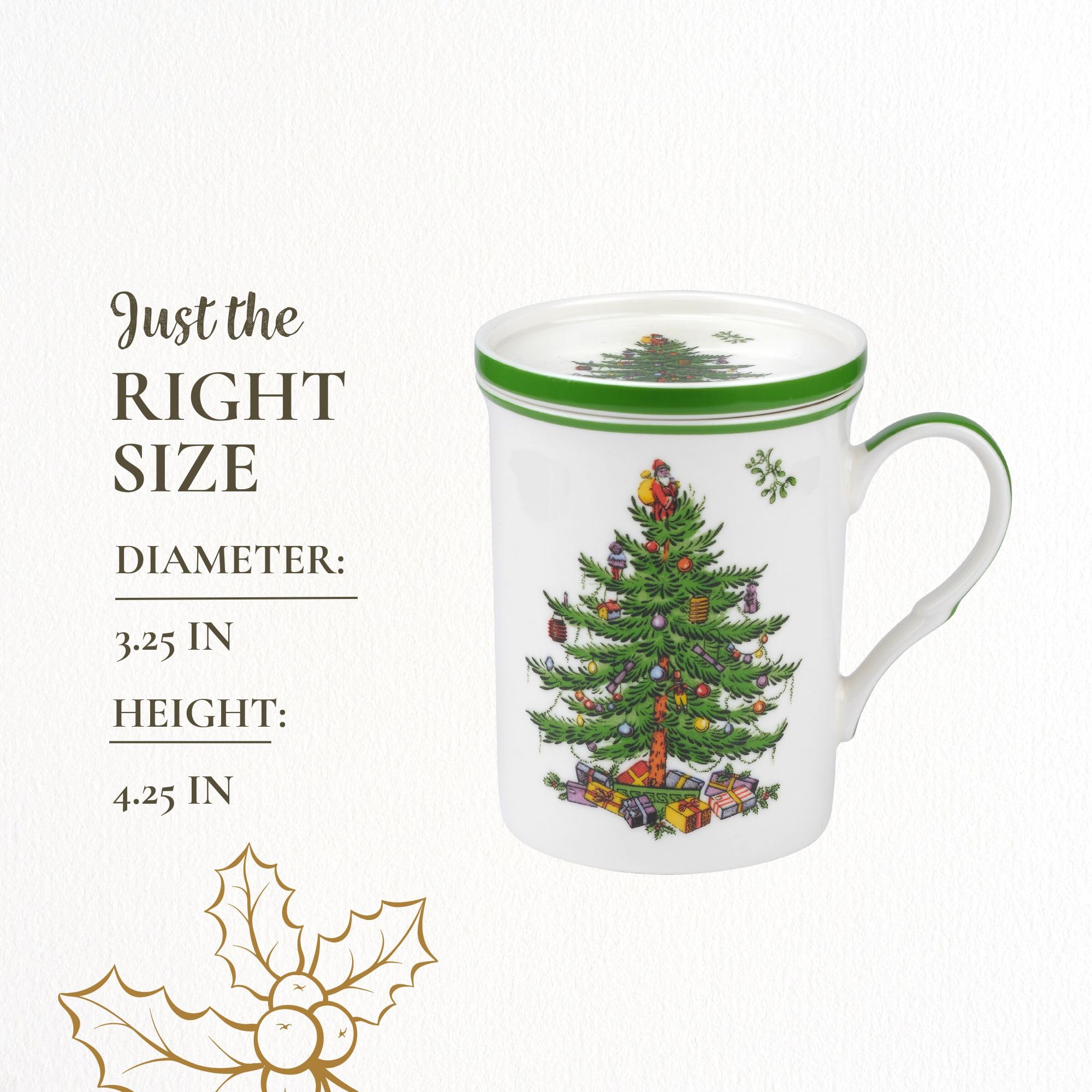 Spode festive tableware enhances cozy mornings and holiday gatherings.