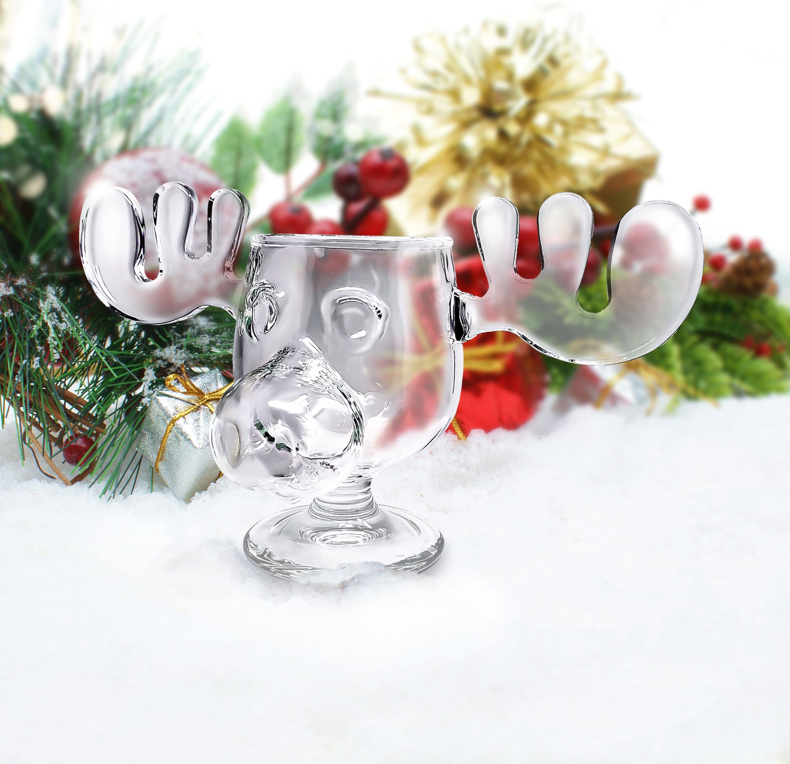 Christmas party moose mug from Spoontiques adds seasonal flair