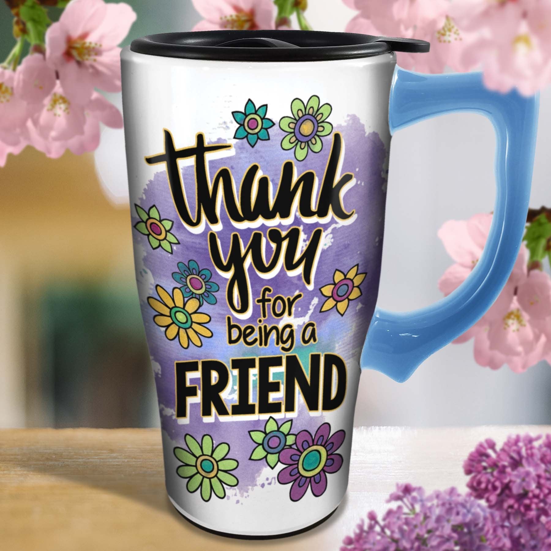 Spoontiques mug is microwave and dishwasher safe for easy cleanup.