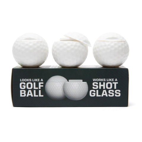 Sport Shots compact set fits neatly in a golf bag.