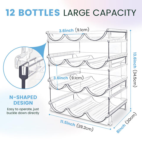 Spospo bottle holder on a desk keeps daily bottles visible and easy to reach.