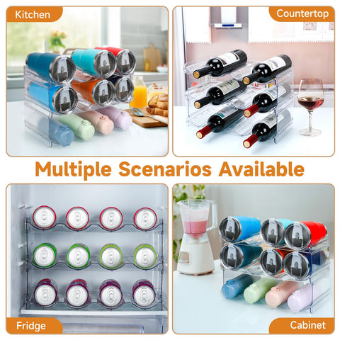 Spospo large-capacity organizer keeps 12 bottles accessible and organized.