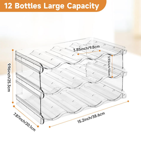 Spospo water bottle holder in a kitchen cabinet promotes organized daily hydration.