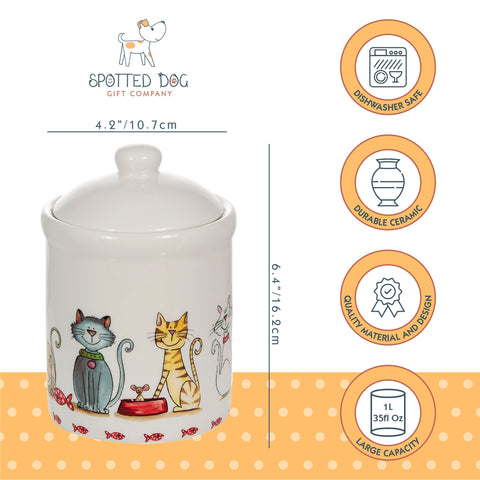 SPOTTED DOG GIFT COMPANY kitchen accessory blends whimsy with practical storage.