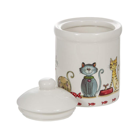 SPOTTED DOG GIFT COMPANY cat-jar gift-ready box makes a thoughtful present.
