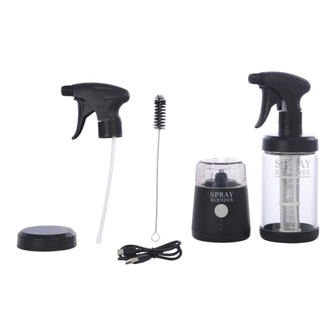 SprayBlender on-the-go setup fits pockets and small bags.