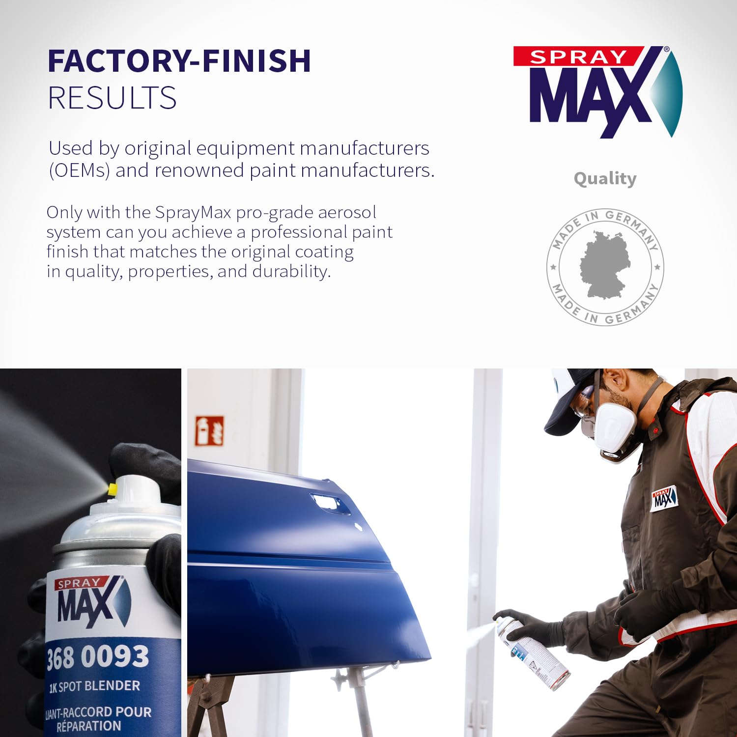 SprayMax 1K Spot Blender Clear helps avoid halos after blending