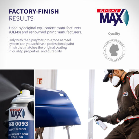 SprayMax 1K Spot Blender Clear helps avoid halos after blending