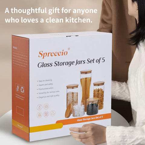 Spreccio eco-friendly glass storage solution free from plastics