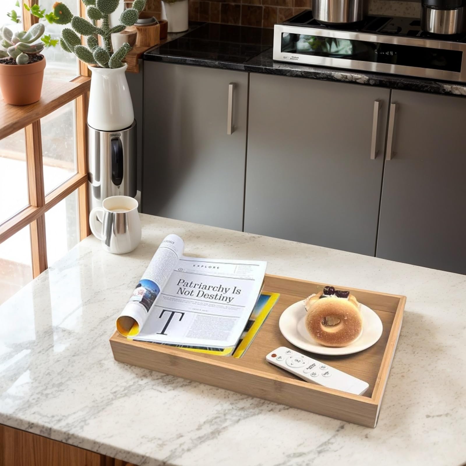 Sprieny natural color preserves bamboo texture for rustic charm.