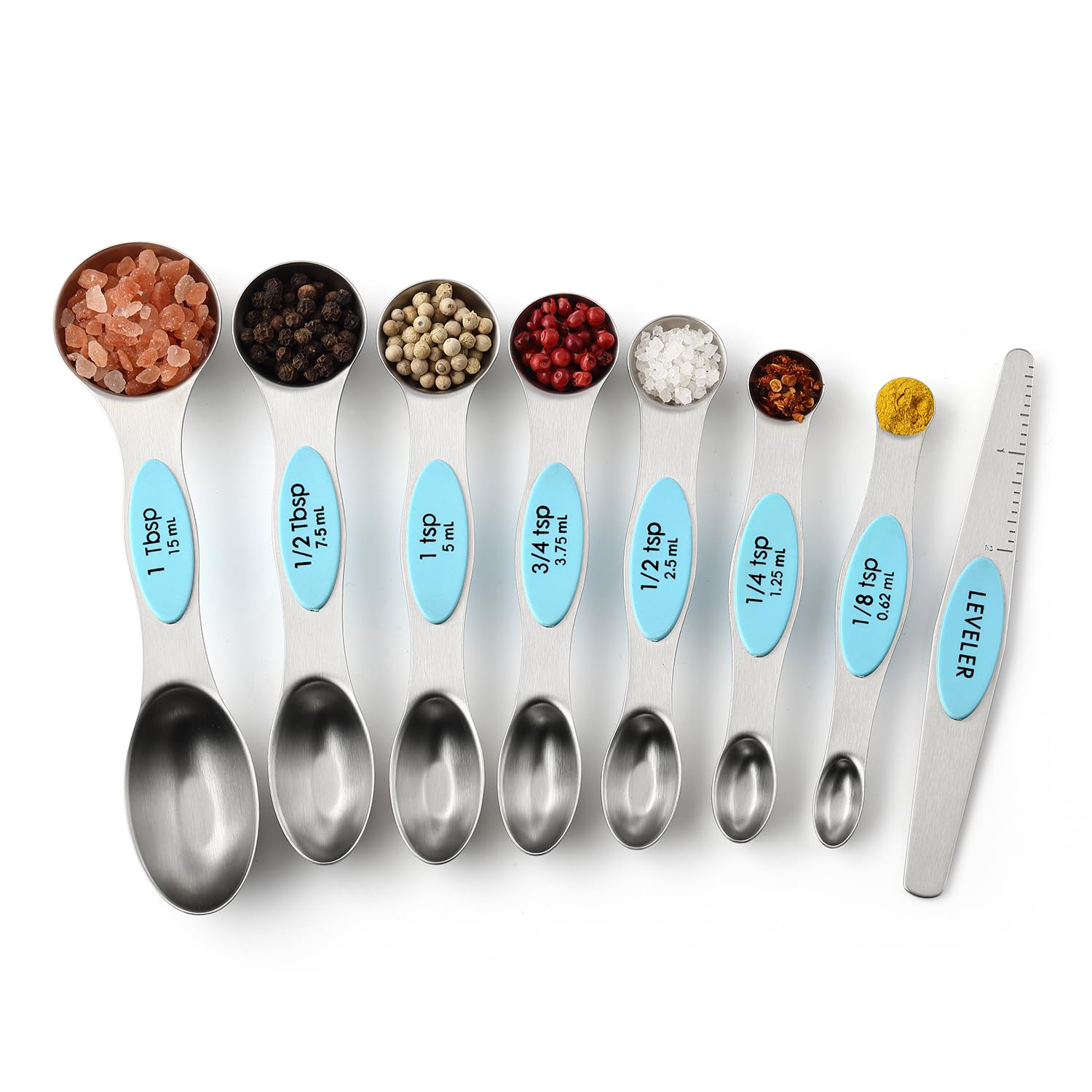 Spring Chef Aqua Sky spoons add color and reliable performance in the kitchen.