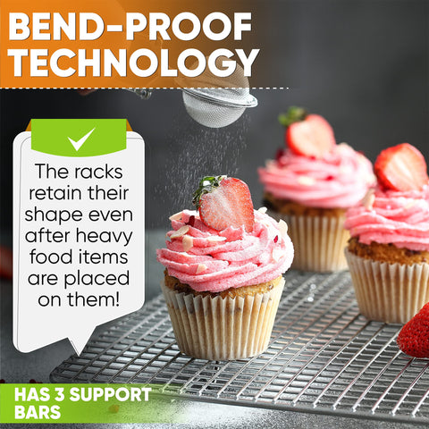 Spring Chef rack supports broil, bake, and roast for flexible kitchen tasks