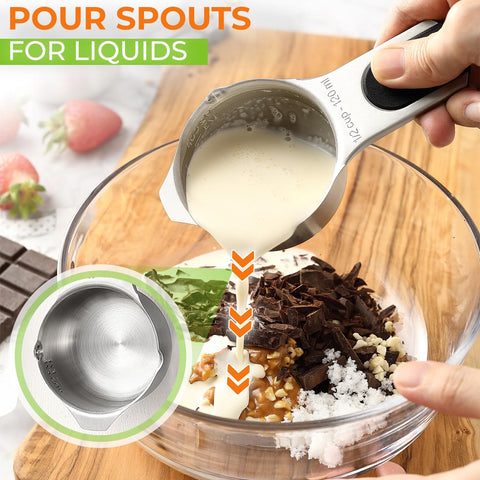 Spring Chef complete set includes seven common sizes for versatile cooking and baking.