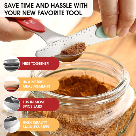 Spring Chef Desert Sunset Leveler included with measuring spoons