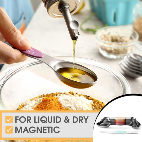 Spring Chef Desert Sunset round-end spoon ideal for liquids and sauces