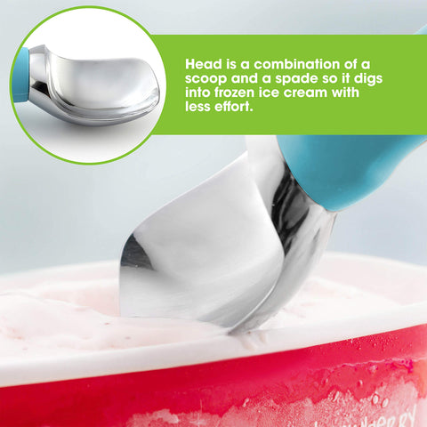 Spring Chef scoop is dishwasher safe for quick cleanup after dessert prep.