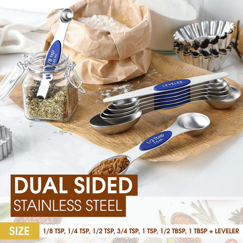 Spring Chef dual-ended spoons with round end for liquids