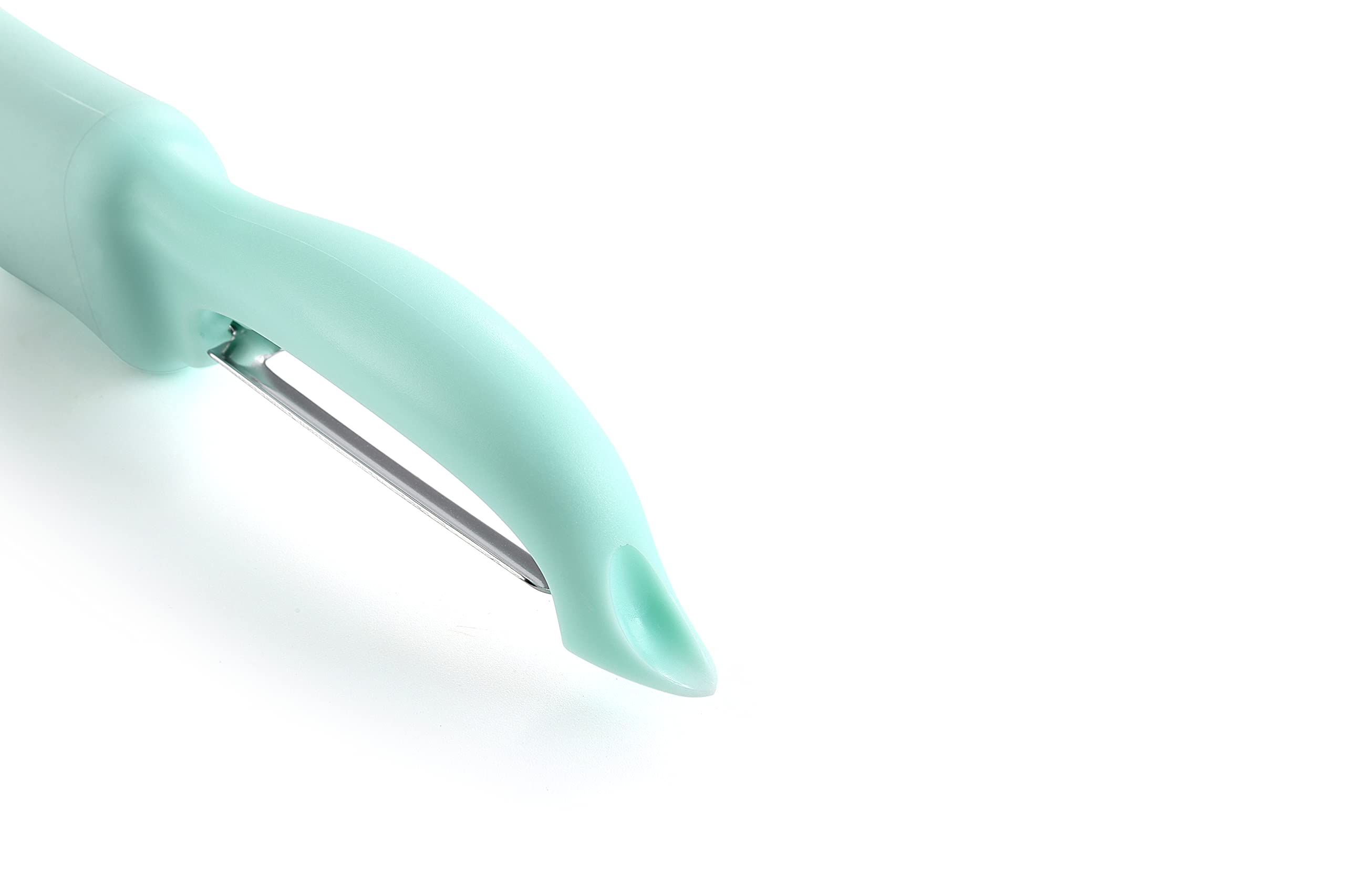 Spring Chef premium peeler is ready for both right- and left-handed use.