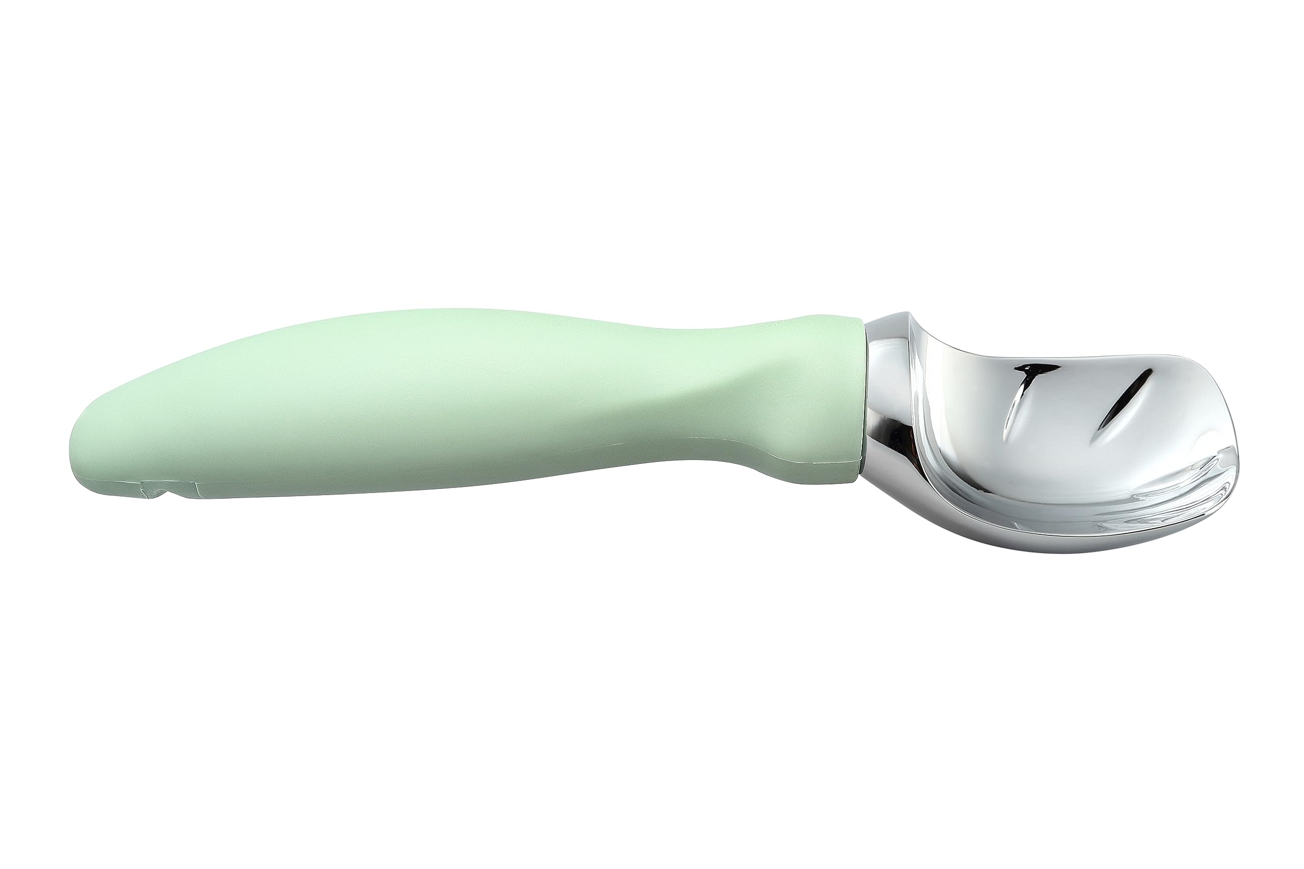 Spring Chef ice cream scoop handles hard ice cream with minimal effort.