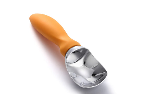 Spring Chef ice cream scoop with ergonomic handle reduces fatigue