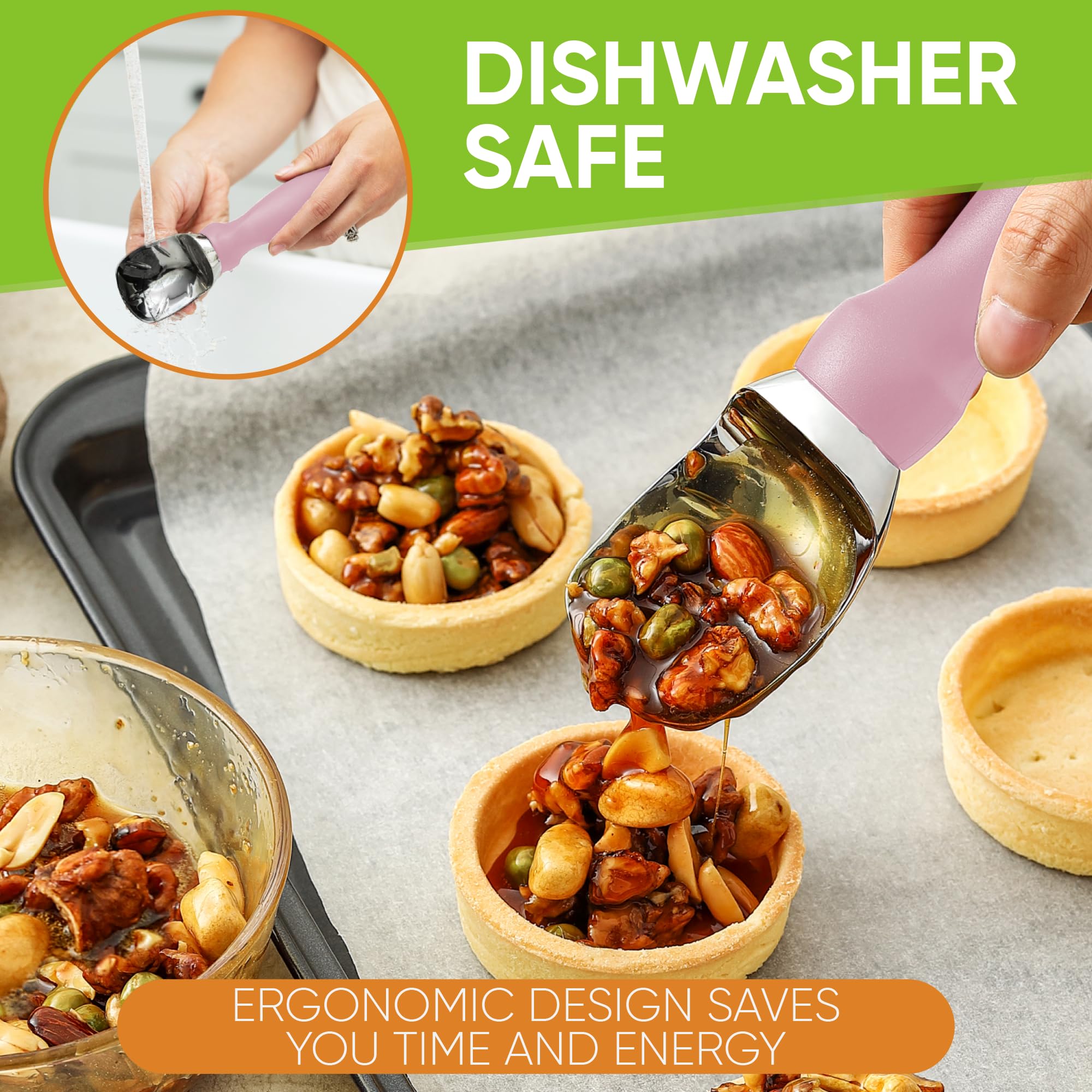 Spring Chef scoop glides through hard ice cream with ease.