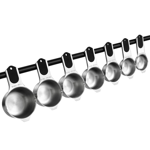 Spring Chef magnetic nesting design reduces kitchen clutter.