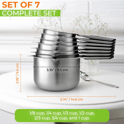Spring Chef engraved markings stay clear in US and metric units.