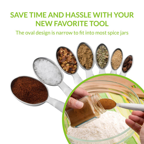 Spring Chef spoon ring keeps all utensils together after use.
