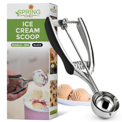 Spring Chef cookie scoop with trigger release for uniform cookies.