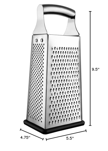 Spring Chef grater dishwasher safe for quick, convenient washing and maintenance.
