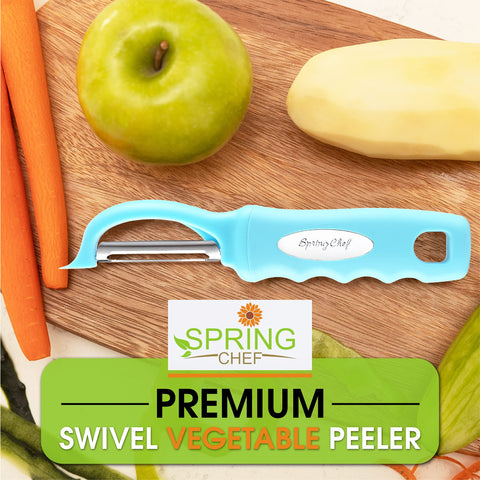 Spring Chef ergonomic design reduces effort during prep