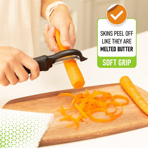 Spring Chef peeler dishwasher-safe for easy cleanup