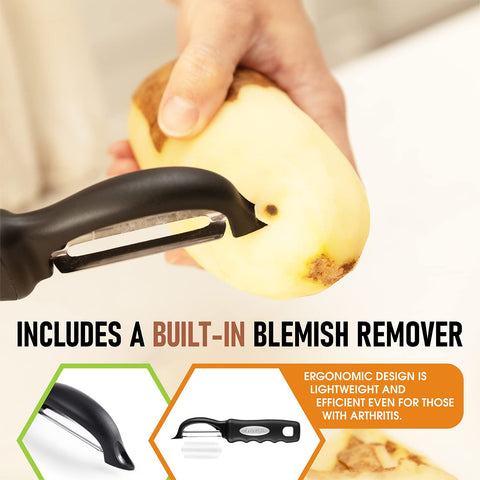 Spring Chef Premium Swivel Peeler set of 2 ready for tasks