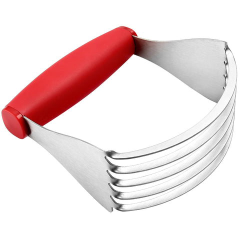 Dishwasher-safe Spring Chef Red XL dough blender for quick cleanup