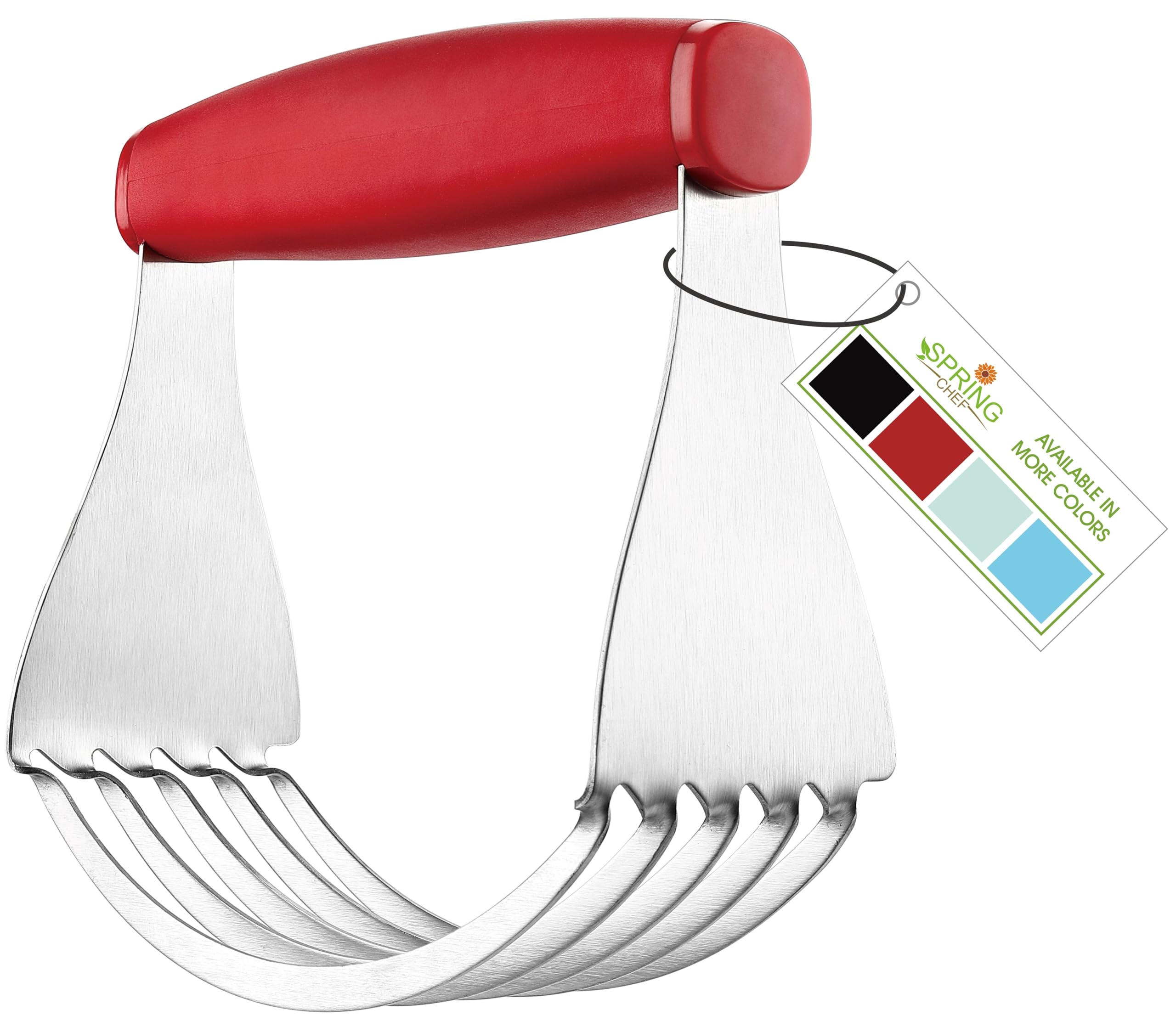 Spring Chef Red XL dough blender tool in action for efficient pastry prep