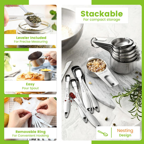 Spring Chef rust-proof stainless steel construction for durable kitchen tools