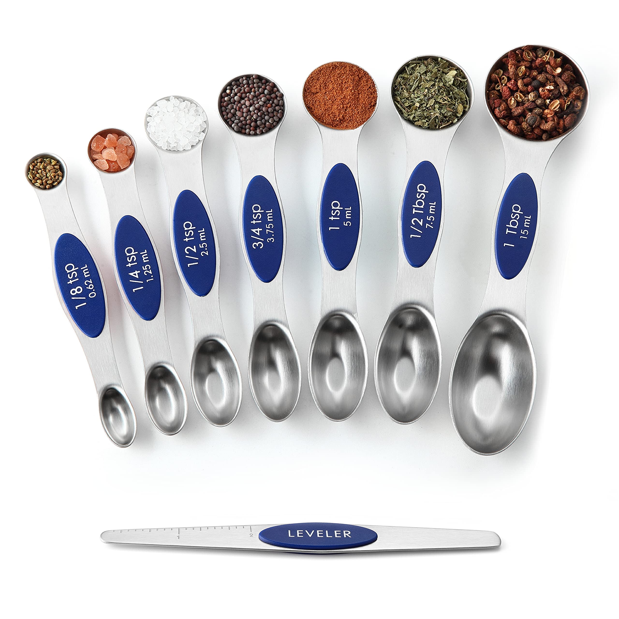 Spring Chef seven sizes including one eighth teaspoon