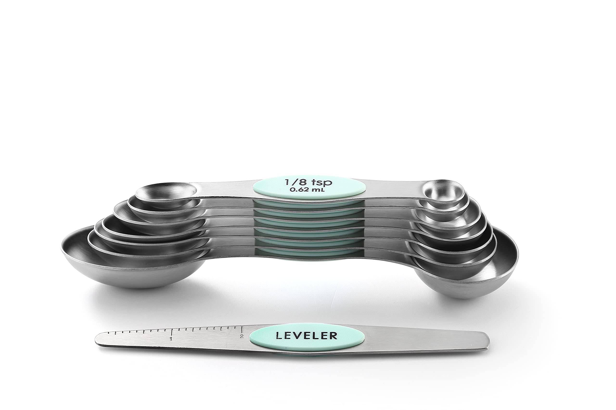 Spring Chef seven size set from 1/8 tsp to 1 Tbsp.