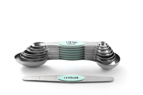 Spring Chef seven size set from 1/8 tsp to 1 Tbsp.