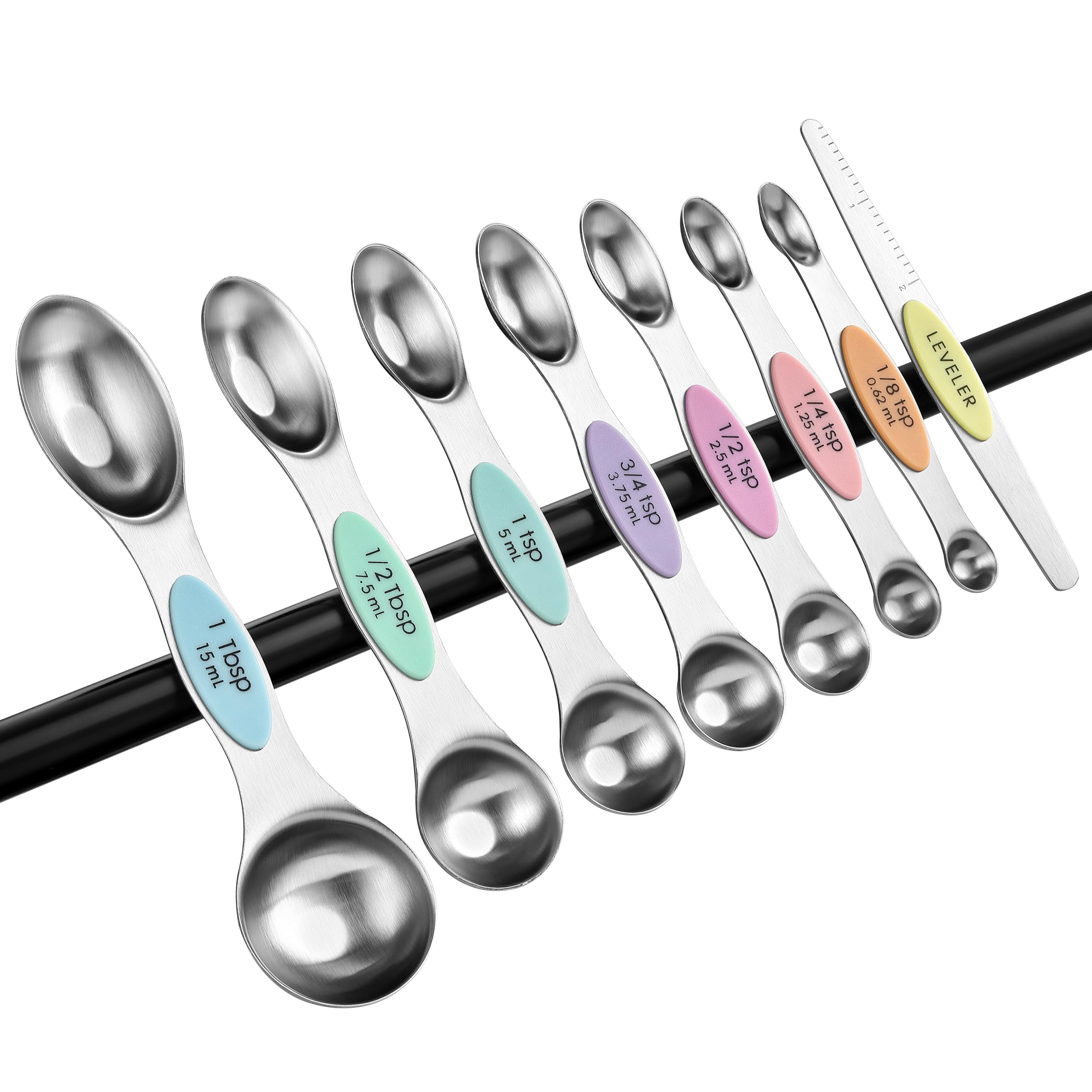 Spring Chef size range covers 1/8 tsp to 1 Tbsp.
